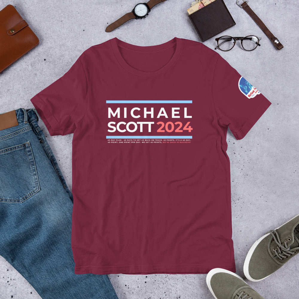 Michael Scott 2024 Unisex t-shirt - Proud Libertarian - The Brian Nichols Show