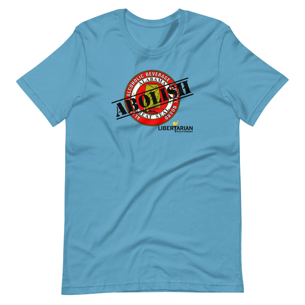 LP Alabama Abolish ABC Unisex t-shirt - Proud Libertarian - Libertarian Party of Alabama