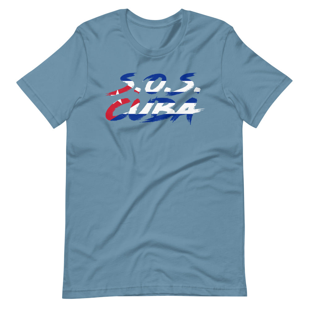 S.O.S Cuba Short-Sleeve Unisex T-Shirt - Proud Libertarian - Libertarian Frontier