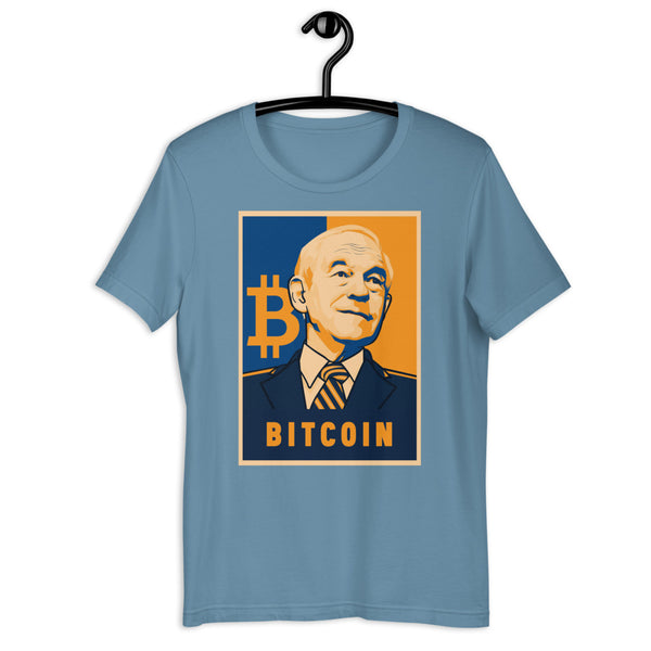 Ron Paul - Bitcoin Short-Sleeve Unisex T-Shirt - Proud Libertarian - Libertarian Frontier