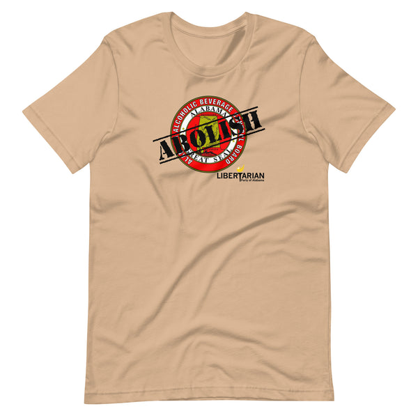 LP Alabama Abolish ABC Unisex t-shirt - Proud Libertarian - Libertarian Party of Alabama