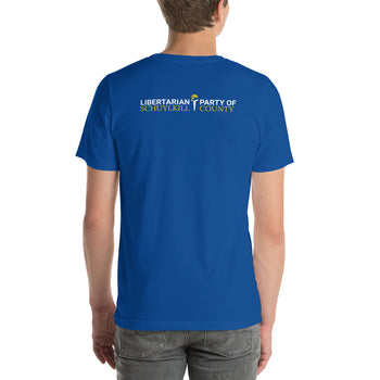 LP Porcupine - Schuylkill County, PA Short-Sleeve Unisex T-Shirt - Proud Libertarian - Proud Libertarian