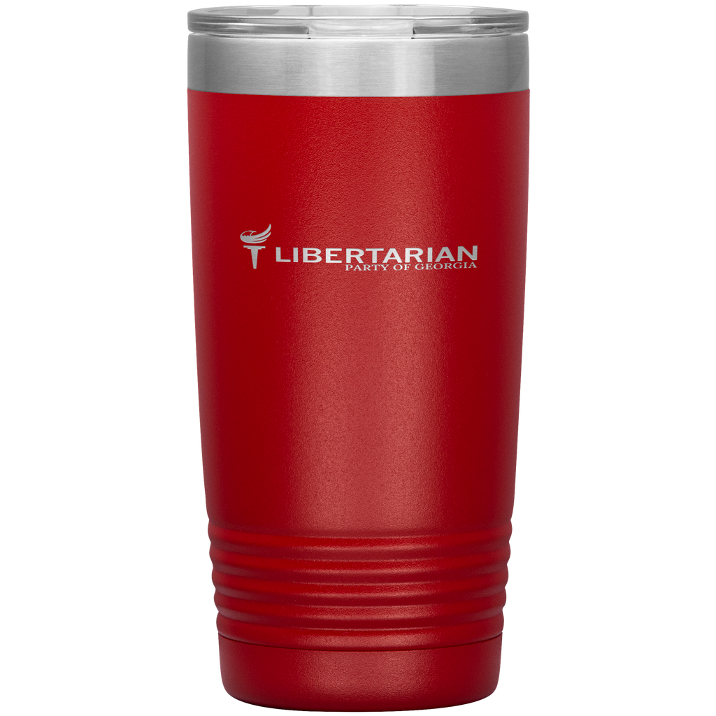 Libertarian Party of Georgia Tumbler 20oz - Proud Libertarian - Libertarian Party of Georgia