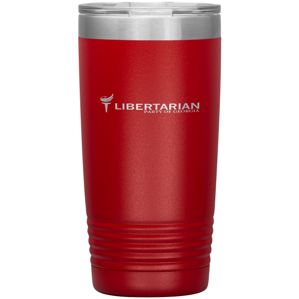 Libertarian Party of Georgia Tumbler 20oz - Proud Libertarian - Libertarian Party of Georgia