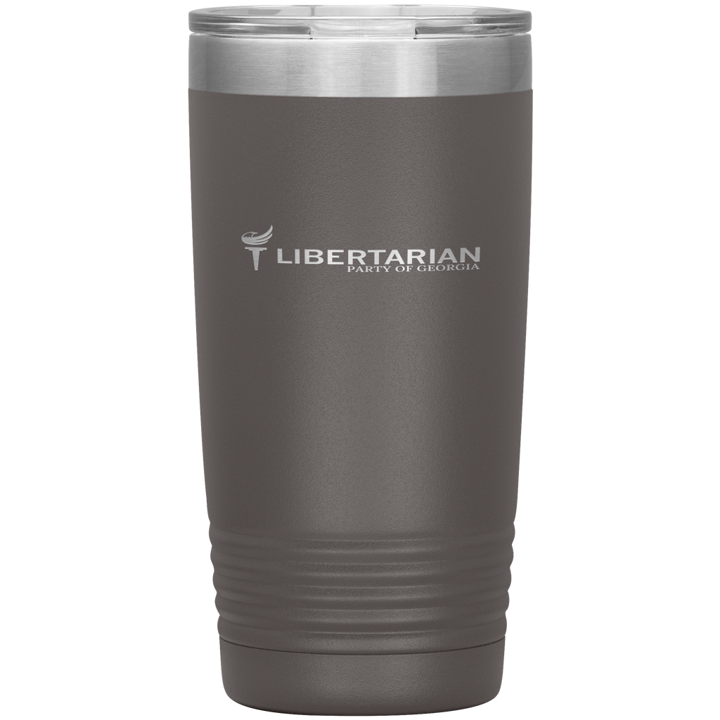 Libertarian Party of Georgia Tumbler 20oz - Proud Libertarian - Libertarian Party of Georgia