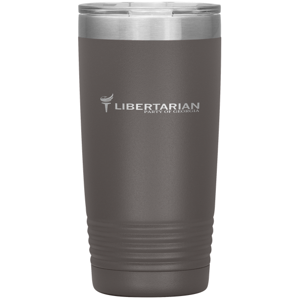 Libertarian Party of Georgia Tumbler 20oz - Proud Libertarian - Libertarian Party of Georgia