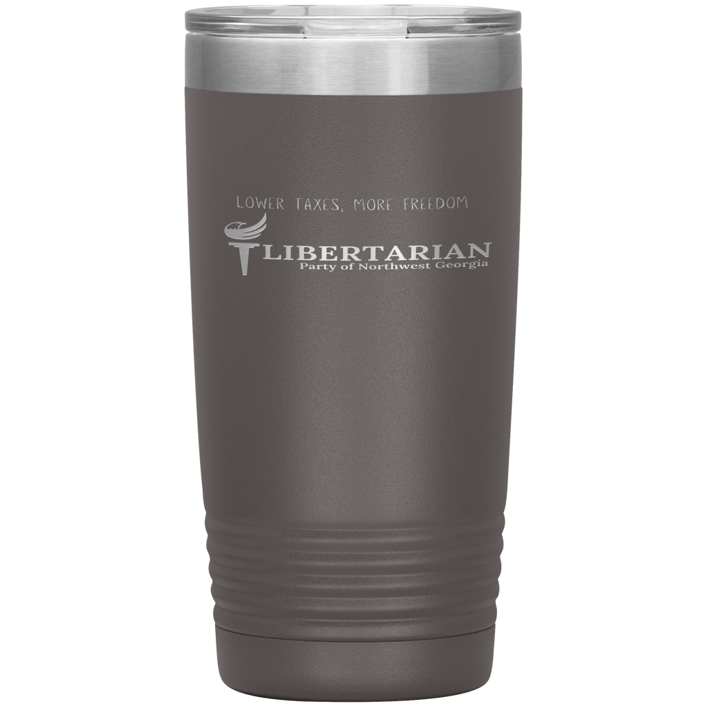 Libertarian Party of Northwest Georgia Tumbler 20oz - Proud Libertarian - Libertarian Party of Georgia