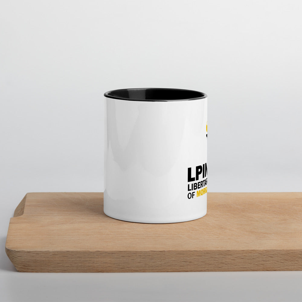 LP Indiana - Morgan County Mug with Color Inside - Proud Libertarian - Libertarian Party of Indiana - Morgan County