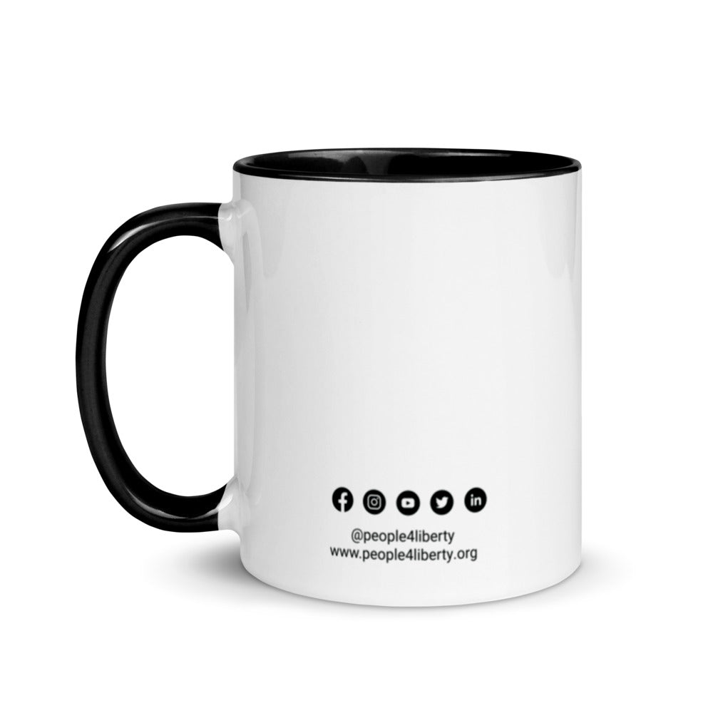 Liberty is Based Mug with Color Inside - Proud Libertarian - Proud Libertarian