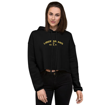 Libertarians of York PA Crop Hoodie - Proud Libertarian - Libertarian Party of Pennsylvania - York