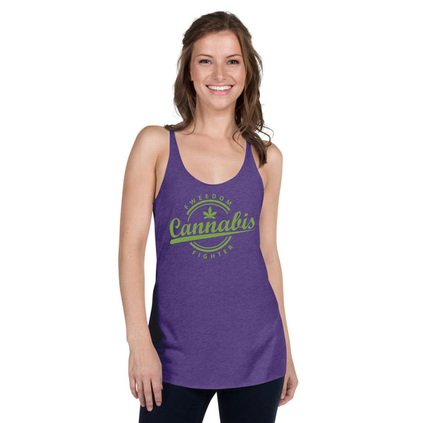 Fweedom Fighter Women's Racerback Tank - Proud Libertarian - People for Liberty