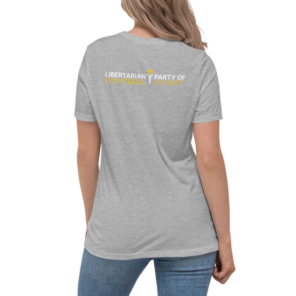 LP Porcupine - Schuylkill County, PA Women's Relaxed T-Shirt - Proud Libertarian - Proud Libertarian