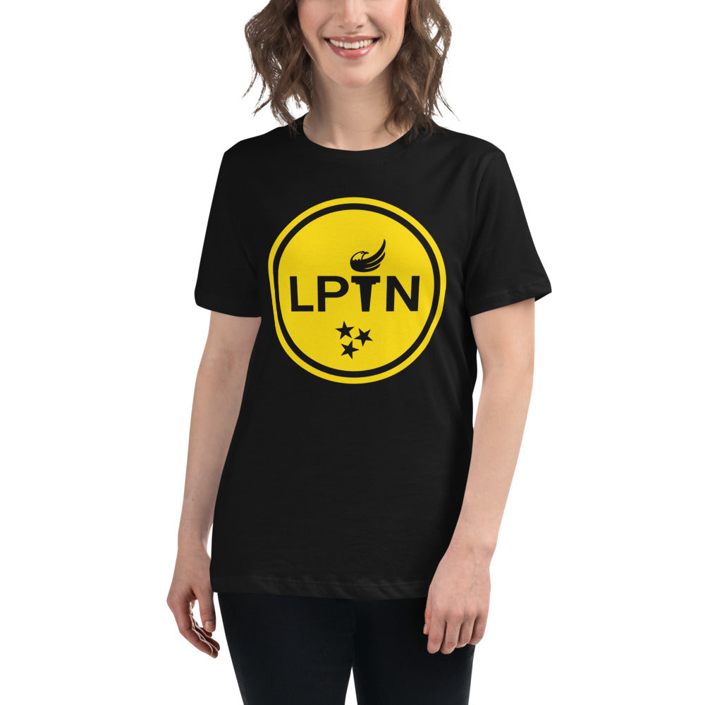 LPTN (Gold) Women's Relaxed T-Shirt - Proud Libertarian - Proud Libertarian