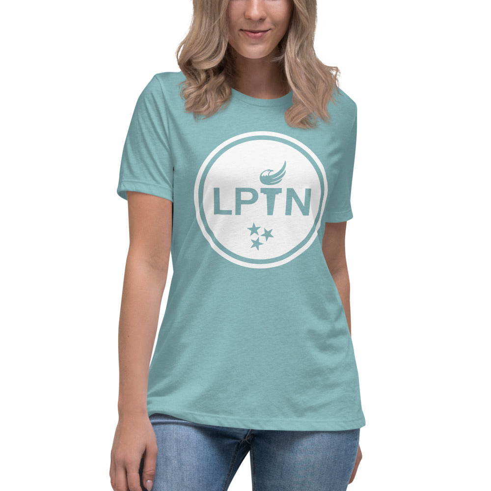 LPTN (White) Women's Relaxed T-Shirt - Proud Libertarian - Libertarian Party of Tennessee