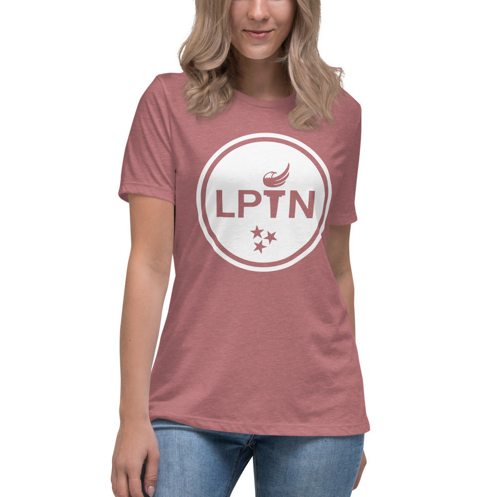 LPTN (White) Women's Relaxed T-Shirt - Proud Libertarian - Libertarian Party of Tennessee