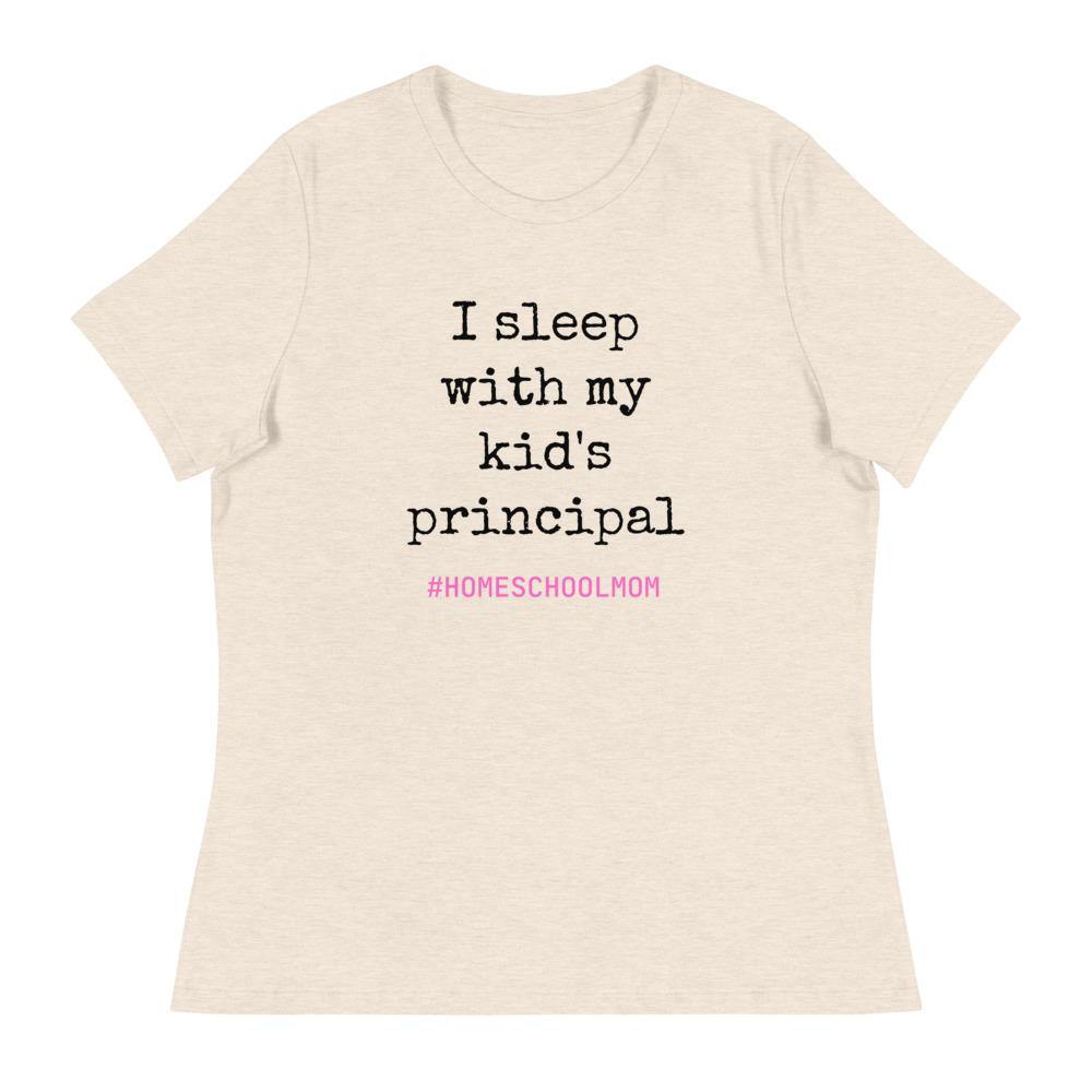 I Sleep With My Kids Principal Women's Relaxed T-Shirt - Proud Libertarian - Proud Libertarian