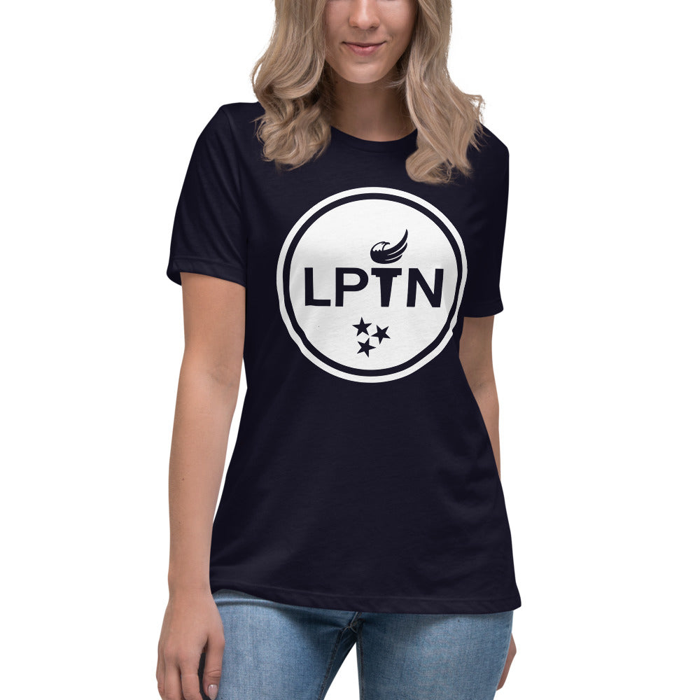 LPTN (White) Women's Relaxed T-Shirt - Proud Libertarian - Libertarian Party of Tennessee