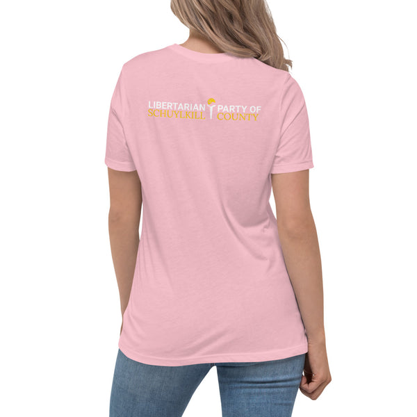 LP Porcupine - Schuylkill County, PA Women's Relaxed T-Shirt - Proud Libertarian - Proud Libertarian