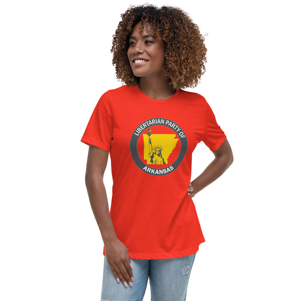 LP Arkansas Women's Relaxed T-Shirt - Proud Libertarian - Libertarian Party of Arkansas