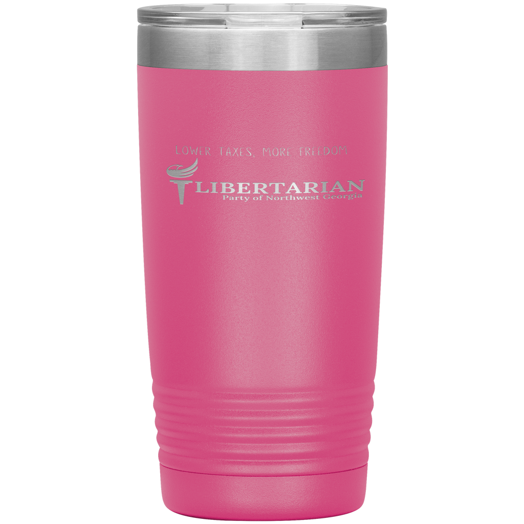 Libertarian Party of Northwest Georgia Tumbler 20oz - Proud Libertarian - Libertarian Party of Georgia