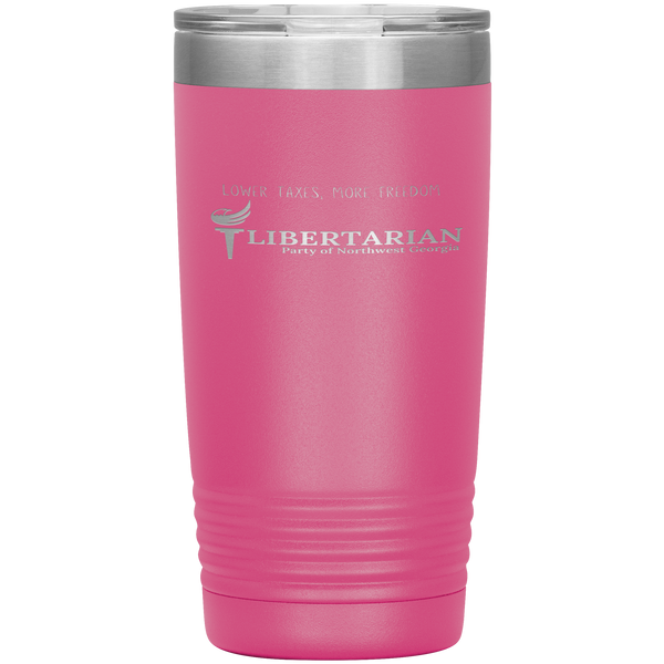 Libertarian Party of Northwest Georgia Tumbler 20oz - Proud Libertarian - Libertarian Party of Georgia