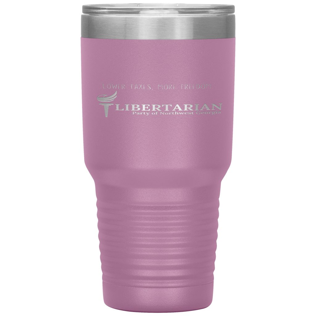 Libertarian Party of Northwest Georgia Tumbler 30oz - Proud Libertarian - Libertarian Party of Georgia