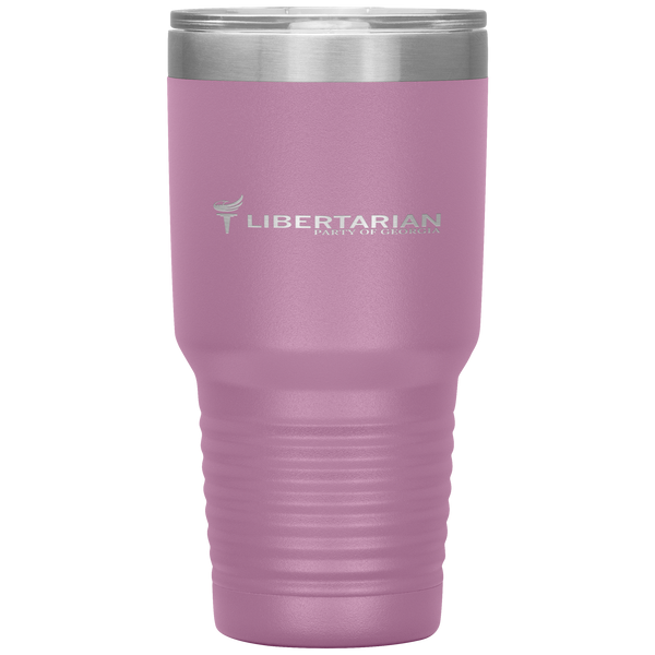 Libertarian Party of Georgia Tumbler 30oz - Proud Libertarian - Libertarian Party of Georgia