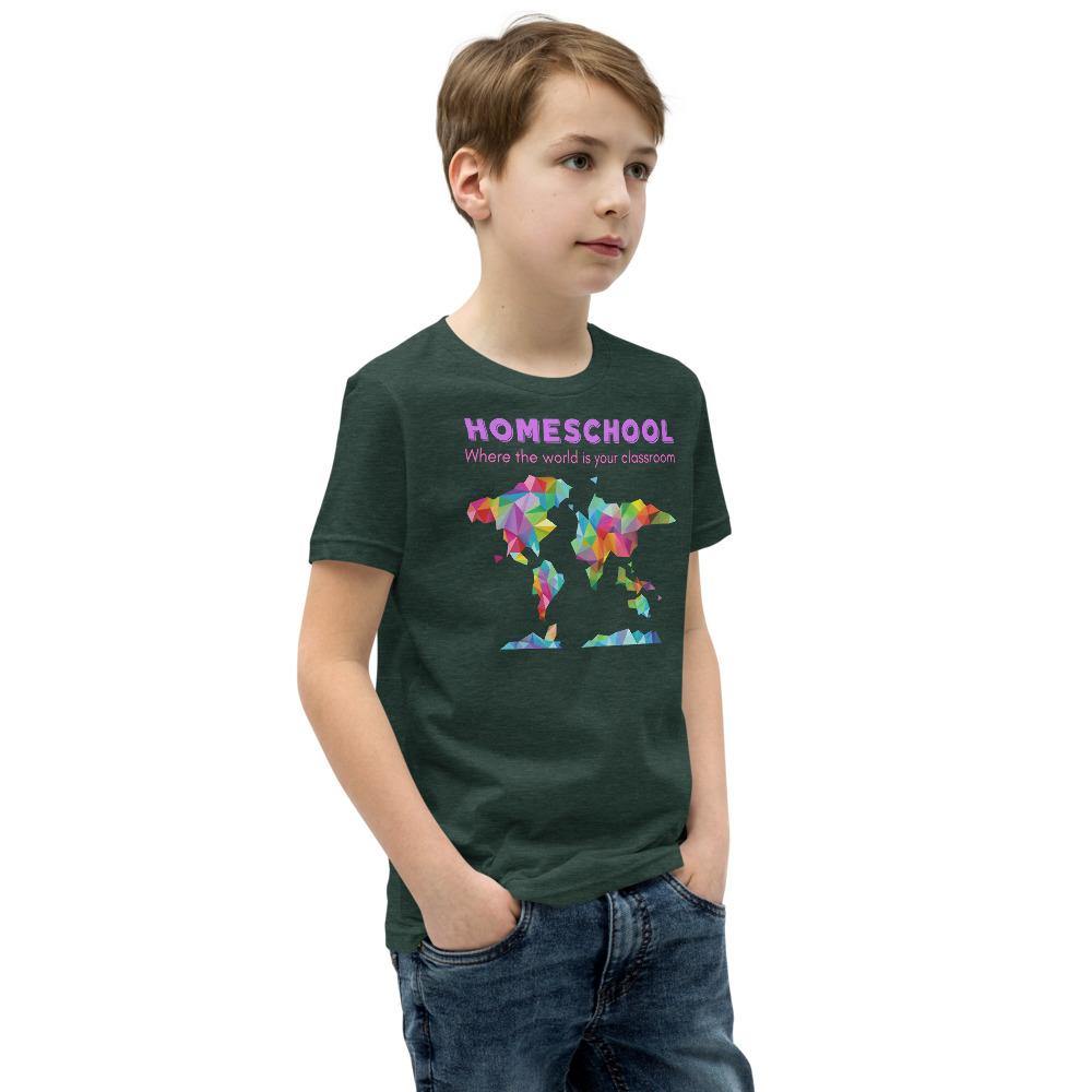 The World is your classroom Youth Short Sleeve T-Shirt - Proud Libertarian - Proud Libertarian