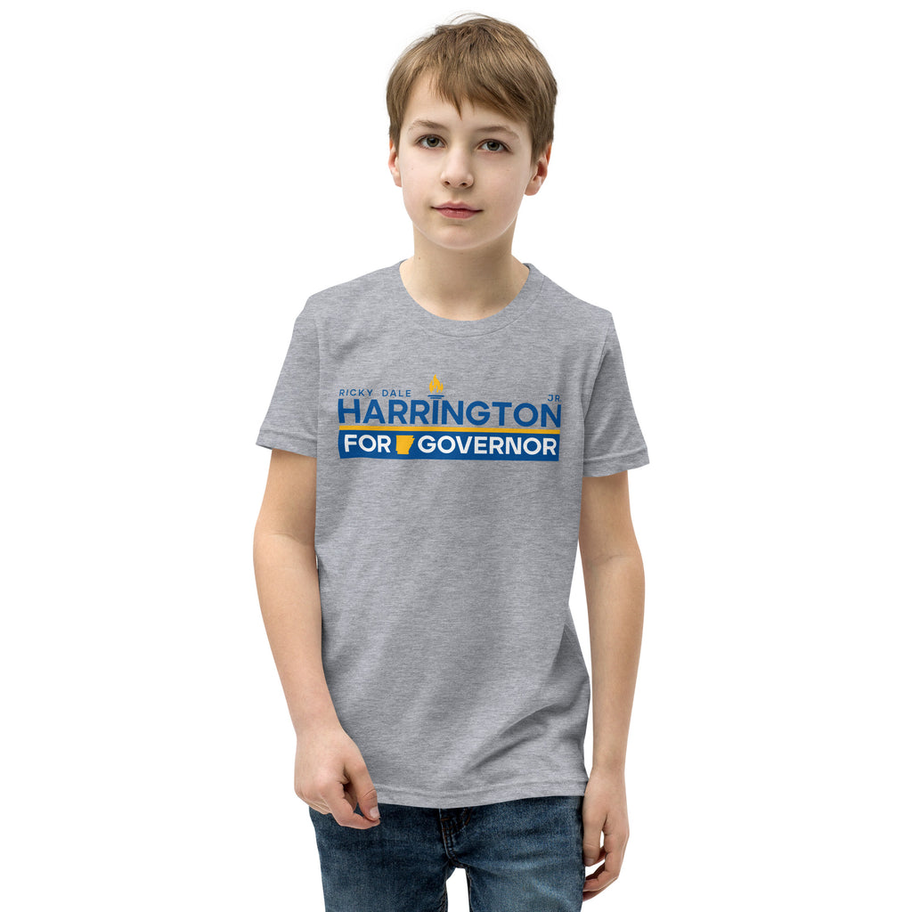 Harrington for Governor Youth Short Sleeve T-Shirt - Proud Libertarian - Ricky Harrington