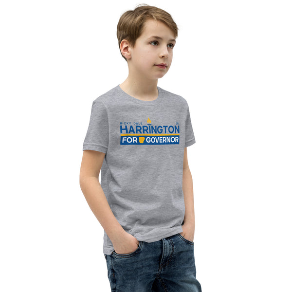 Harrington for Governor Youth Short Sleeve T-Shirt - Proud Libertarian - Ricky Harrington