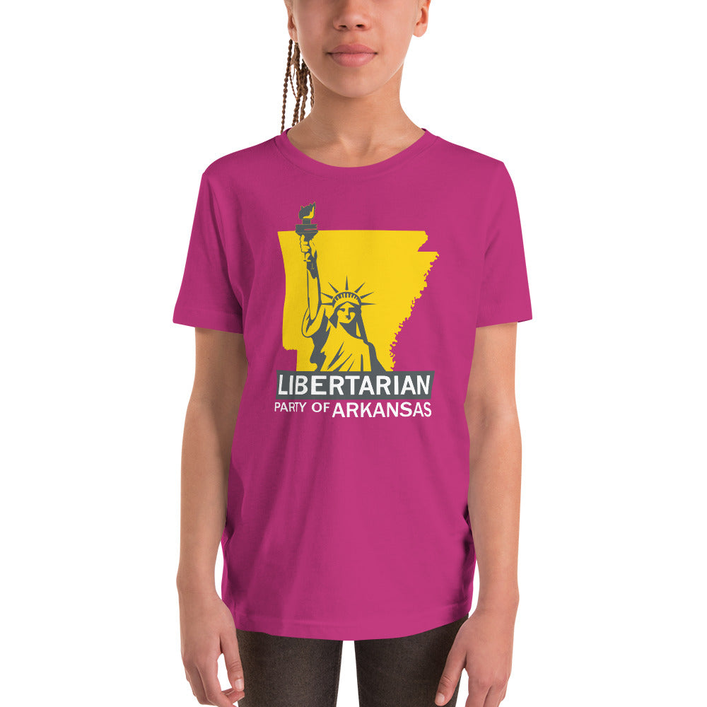 LP Arkansas Youth Short Sleeve T-Shirt - Proud Libertarian - Libertarian Party of Arkansas