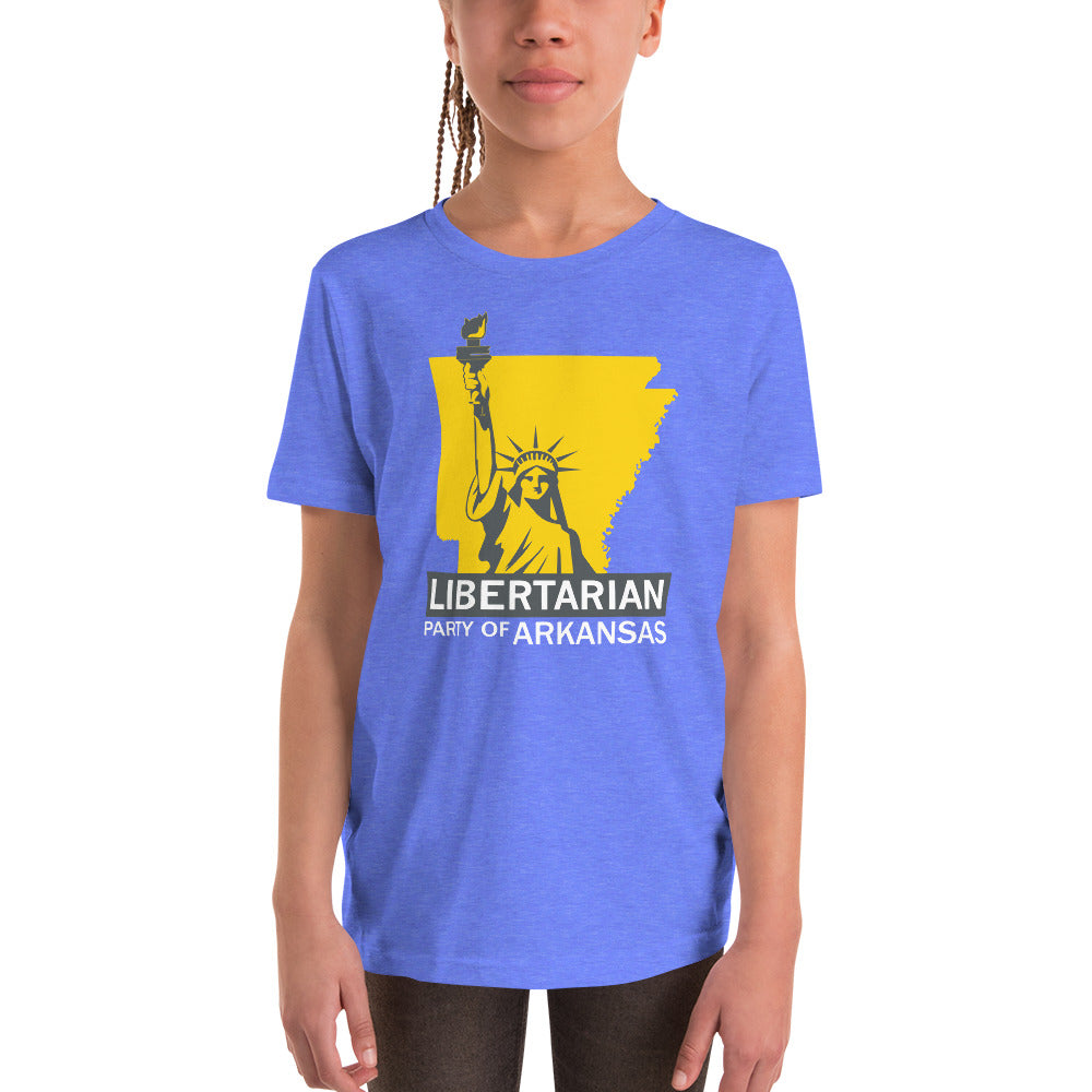 LP Arkansas Youth Short Sleeve T-Shirt - Proud Libertarian - Libertarian Party of Arkansas