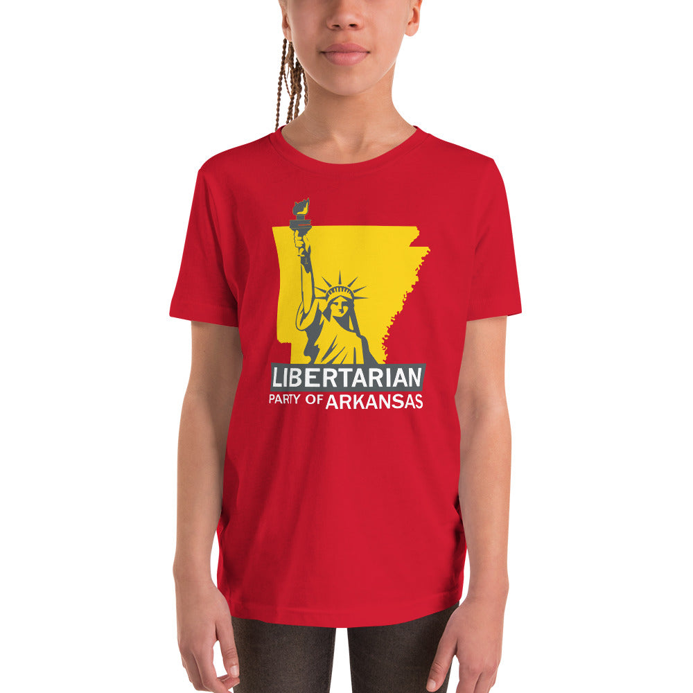 LP Arkansas Youth Short Sleeve T-Shirt - Proud Libertarian - Libertarian Party of Arkansas