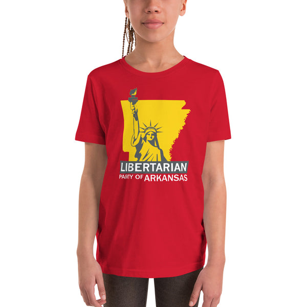 LP Arkansas Youth Short Sleeve T-Shirt - Proud Libertarian - Libertarian Party of Arkansas