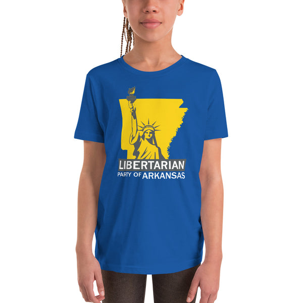 LP Arkansas Youth Short Sleeve T-Shirt - Proud Libertarian - Libertarian Party of Arkansas