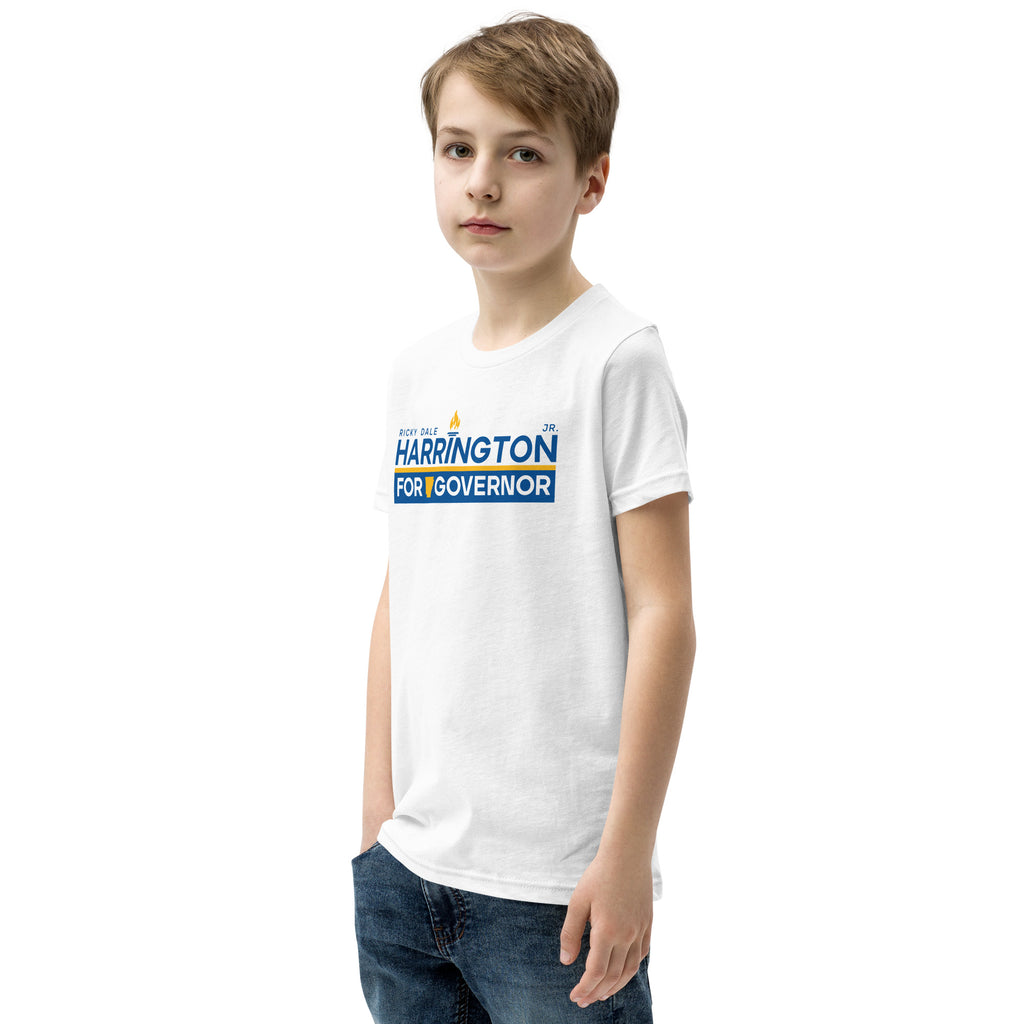 Harrington for Governor Youth Short Sleeve T-Shirt - Proud Libertarian - Ricky Harrington